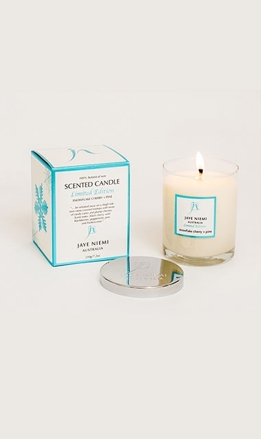 Scented Candle - Christmas - Snowflake Cherry + Pine